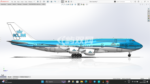 波音747-8飞机缩略图